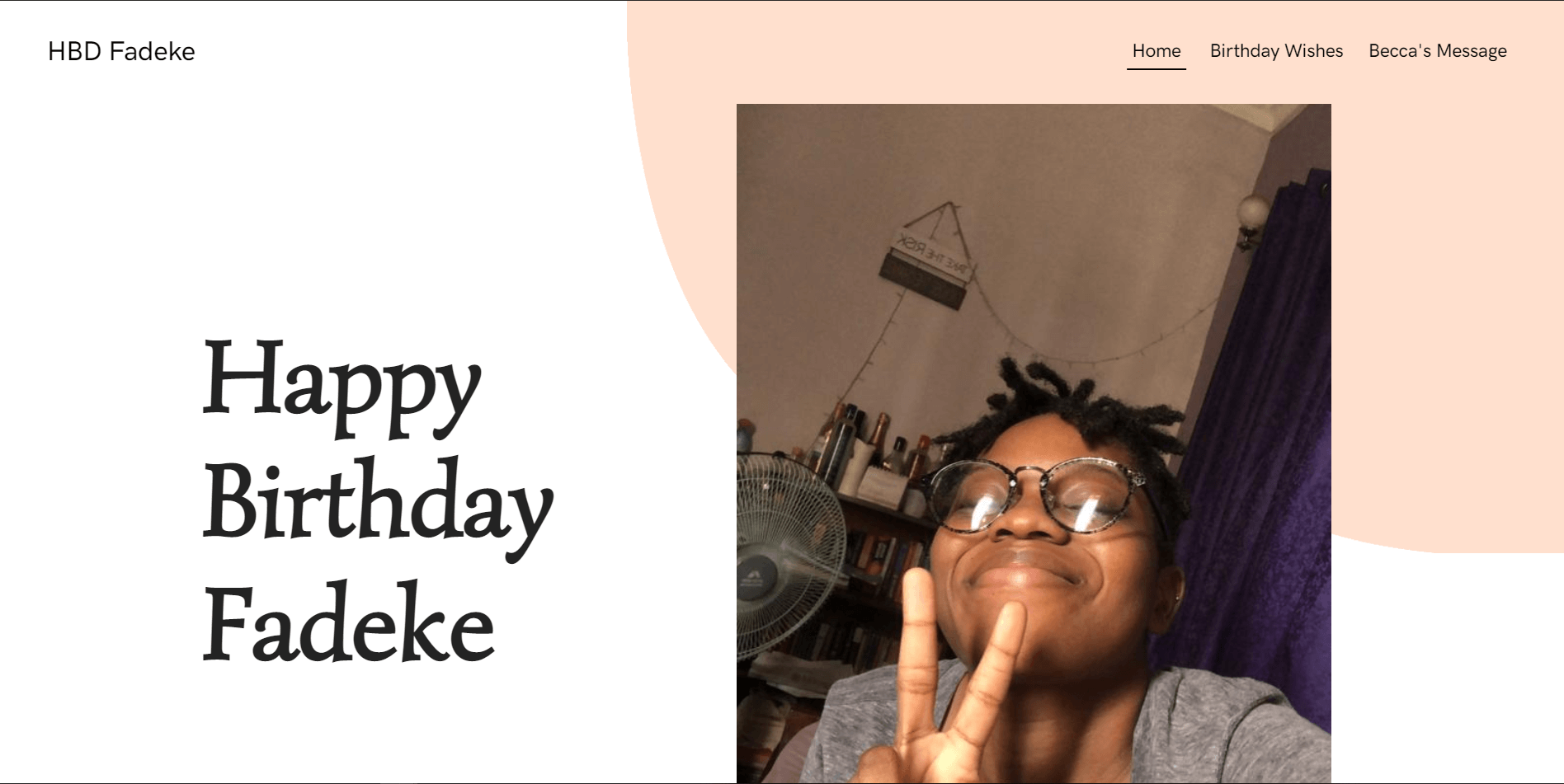 birthday website